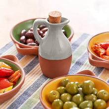 Load image into Gallery viewer, Sintra Glazed Terracotta Oil Drizzler Bottles