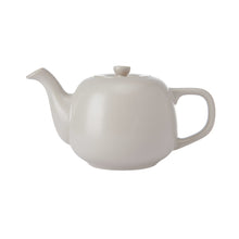 Load image into Gallery viewer, Latte colour ceramic teapot on a white background
