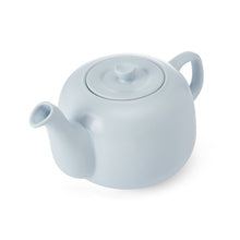 Load image into Gallery viewer, Light blue ceramic teapot on a white background