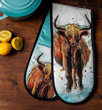 Load image into Gallery viewer, Oven Gloves Illustrated by Dollyhotdogs