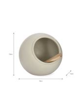 Load image into Gallery viewer, Garden Trading Ceramic Salt Pig and Spoon