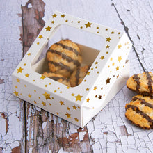 Load image into Gallery viewer, Gold Foil Star Cake Boxes
