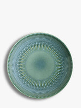 Load image into Gallery viewer, Kew Gardens Living Jewels Teal Dinner Plate