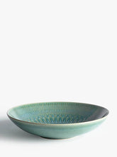 Load image into Gallery viewer, Kew Gardens Living Jewels Teal Pasta Bowl