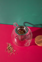 Load image into Gallery viewer, La Cafetière Rialto Glass Infuser Teapot With Filter And Wooden Lid, 4 Cup, 1.2L