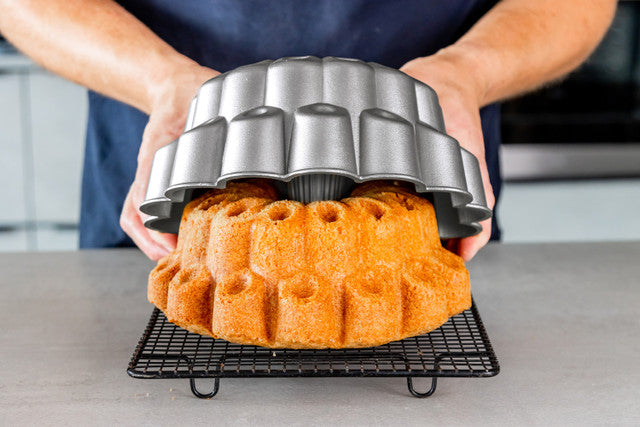 Cast Decorative Tiered Cake Tin, 24cm - Main Image