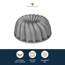 Load image into Gallery viewer, Cast Decorative Swirl Cake Tin, 24cm