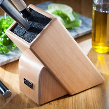 Load image into Gallery viewer, Knife Block Beech wood