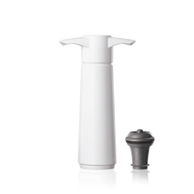 Load image into Gallery viewer, Vacu Vin Wine Saver White (1 Pump, 1 Stoppers)