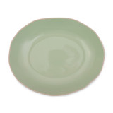 Load image into Gallery viewer, a large pale green serving bowl on a white background