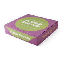 Load image into Gallery viewer, gift box for the jamie oliver super server in purple and green
