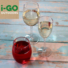 Load image into Gallery viewer, Clear Picnic Wine 'Glasses'
