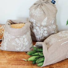 Load image into Gallery viewer, Helen Round Linen Produce Bags