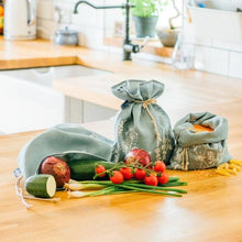 Load image into Gallery viewer, Helen Round Linen Produce Bags