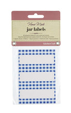 Load image into Gallery viewer, packet of labels with gingham border