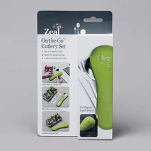 Load image into Gallery viewer, Steel Cutlery Set & Silicone Case