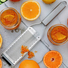 Load image into Gallery viewer, Wide Fine Zester Grater Steel Handle Professional Series
