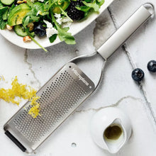 Load image into Gallery viewer, Wide Fine Zester Grater Steel Handle Professional Series
