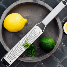 Load image into Gallery viewer, Narrow Zester Grater Steel Handle Professional Series
