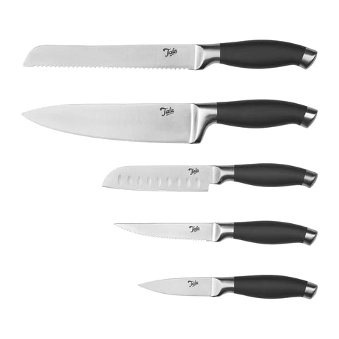 Tala Knife Set in Block with built-in Sharpener