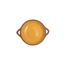 Load image into Gallery viewer, yellow glazed terracotta tapas dish
