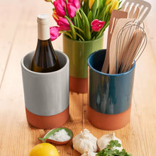 Load image into Gallery viewer, Sintra Glazed Terracotta Wine Coolers
