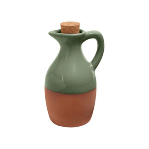 Sintra Glazed Terracotta Oil Drizzler Bottles