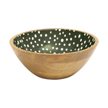 Load image into Gallery viewer, Mango Wood Spotted Salad Bowl
