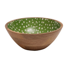 Load image into Gallery viewer, Mango Wood Spotted Salad Bowl
