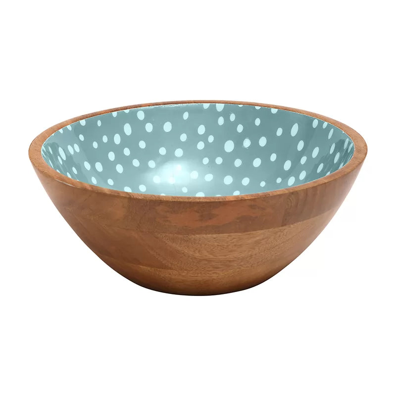 Mango Wood Spotted Salad Bowl