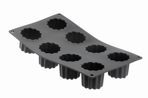 De Buyer Moul'Flex 8 Fluted Bordelais Mould