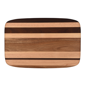 Acacia and Rubberwood Striped Boards
