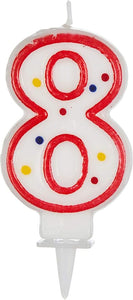 Number Cake Candles