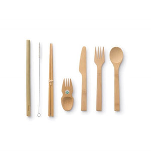 Travel Eat/Drink Tool Set/ Bamboo