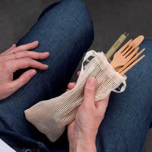 Load image into Gallery viewer, Travel Eat/Drink Tool Set/ Bamboo
