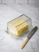 Load image into Gallery viewer, Garden Trading Louella Glass Butter Dish
