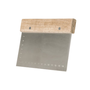 Wood Handled Dough Scraper
