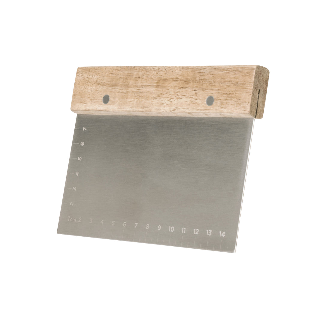 Wood Handled Dough Scraper