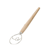 Load image into Gallery viewer, Wood Handled Dough Whisk
