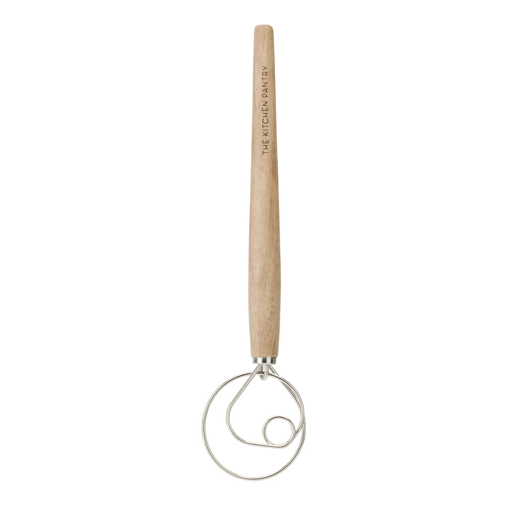 Wood Handled Dough Whisk