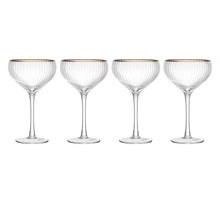 Load image into Gallery viewer, Sorrento Ripple Coupe Glasses /4
