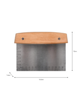 Load image into Gallery viewer, Wood Handled Dough Scraper
