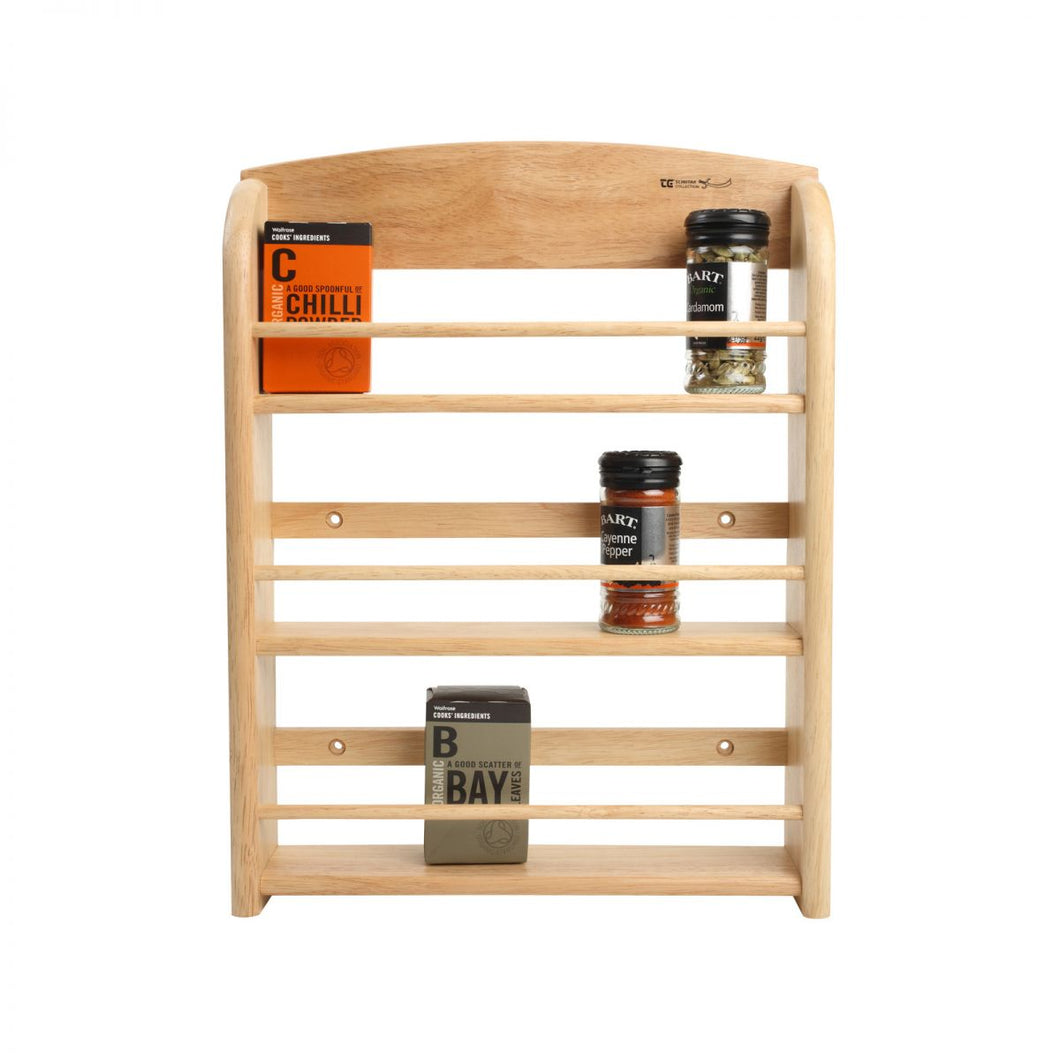 Wall Spice Rack fits up to 18 Jars (Includes Fixings)