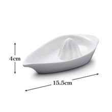 Load image into Gallery viewer, Citrus Lemon Juicer Mini White
