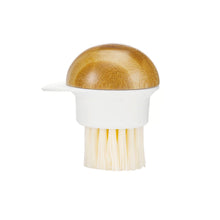Load image into Gallery viewer, Fun Guy Mushroom Cleaning Brush /White
