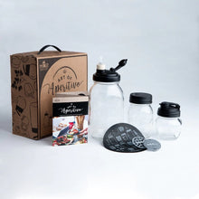 Load image into Gallery viewer, ReCAP Mason Jars The Art of Aperitivo: Italian Happy Hour Fermenting Gift Set
