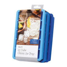 Load image into Gallery viewer, Blue 3.5cm Ice Cube Tray  /3 pack
