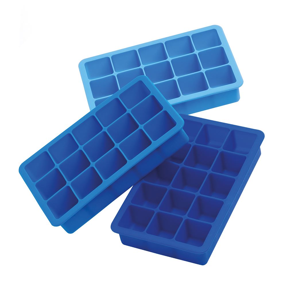 Blue 3.5cm Ice Cube Tray  /3 pack