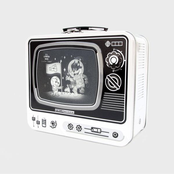 Metal Lunchbox TV /Moon