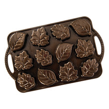 Load image into Gallery viewer, Nordicware Harvest Leaves Autumn Leaflettes Pan
